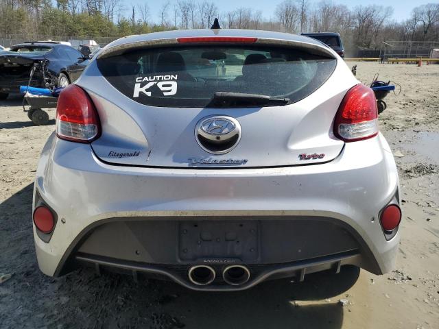 KMHTC6AEXDU100327 - 2013 HYUNDAI VELOSTER TURBO ვერცხლისფერი ფოტო 6