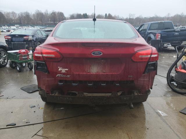 1FADP3F28HL336132 - 2017 FORD FOCUS SE MAROON photo 6