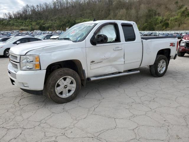 1GCRKSE78CZ355632 - 2012 CHEVROLET SILVERADO K1500 LT WHITE photo 1