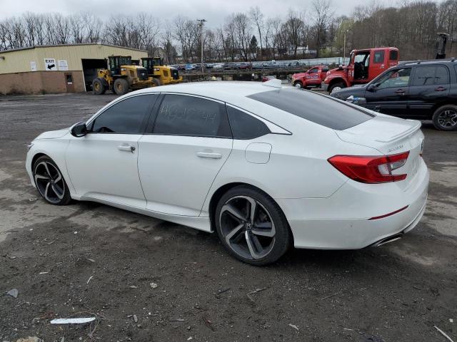 1HGCV2F3XJA022726 - 2018 HONDA ACCORD SPORT WHITE photo 2