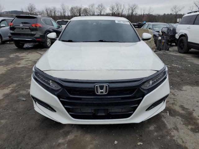 1HGCV2F3XJA022726 - 2018 HONDA ACCORD SPORT WHITE photo 5