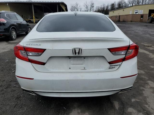 1HGCV2F3XJA022726 - 2018 HONDA ACCORD SPORT WHITE photo 6