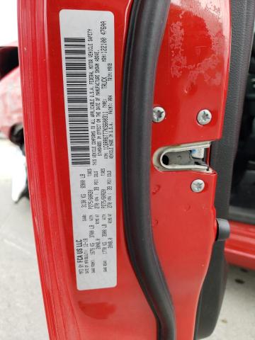 1C6RR6TT7KS600311 - 2019 RAM 1500 CLASS SLT წითელი ფოტო 12