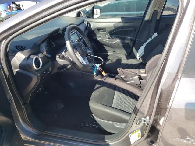 3N1CN8DV4ML921880 - 2021 NISSAN VERSA S GRAY photo 7