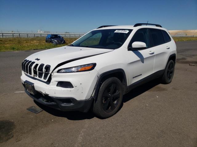 1C4PJMCS2FW793257 - 2015 JEEP CHEROKEE LATITUDE WHITE photo 1