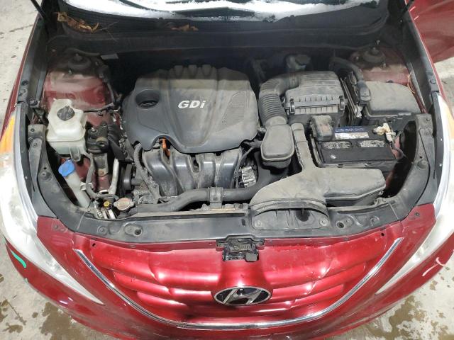 5NPEB4AC4BH308214 - 2011 HYUNDAI SONATA GLS MAROON photo 11