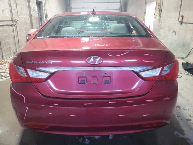 5NPEB4AC4BH308214 - 2011 HYUNDAI SONATA GLS MAROON photo 6