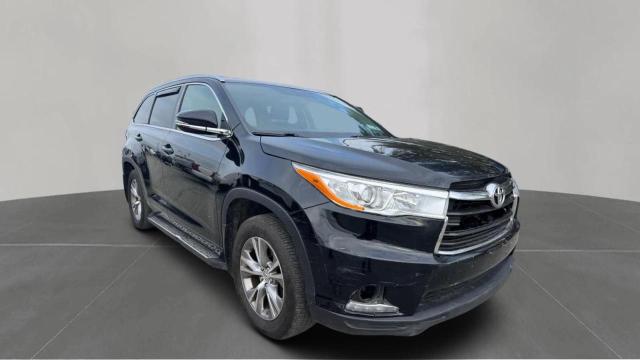 5TDJKRFH2FS197663 - 2015 TOYOTA HIGHLANDER XLE BLACK photo 1