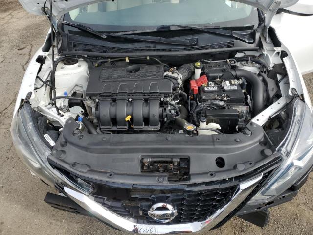 3N1AB7AP9HY334860 - 2017 NISSAN SENTRA S WHITE photo 11