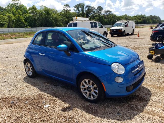 3C3CFFKR8HT671218 - 2017 FIAT 500 POP BLUE photo 4