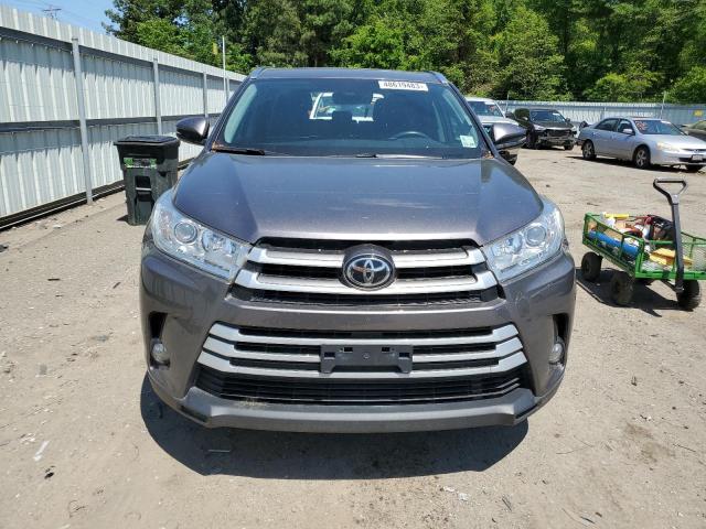 5TDJZRFH1KS719799 - 2019 TOYOTA HIGHLANDER SE GRAY photo 5