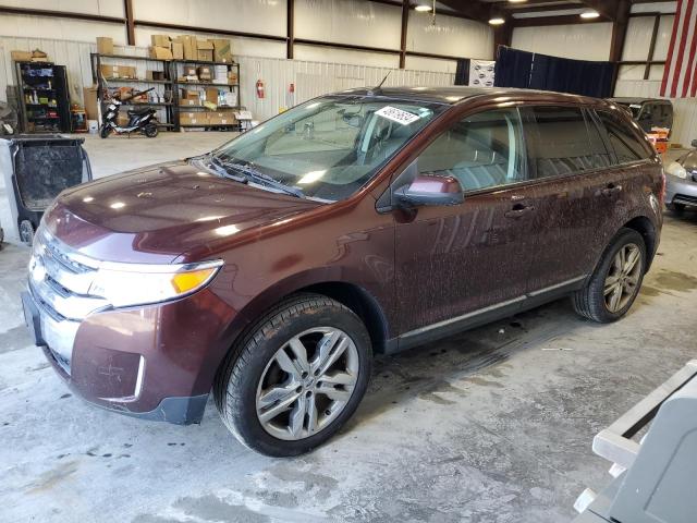 2FMDK4JC6CBA55367 - 2012 FORD EDGE SEL MAROON photo 1