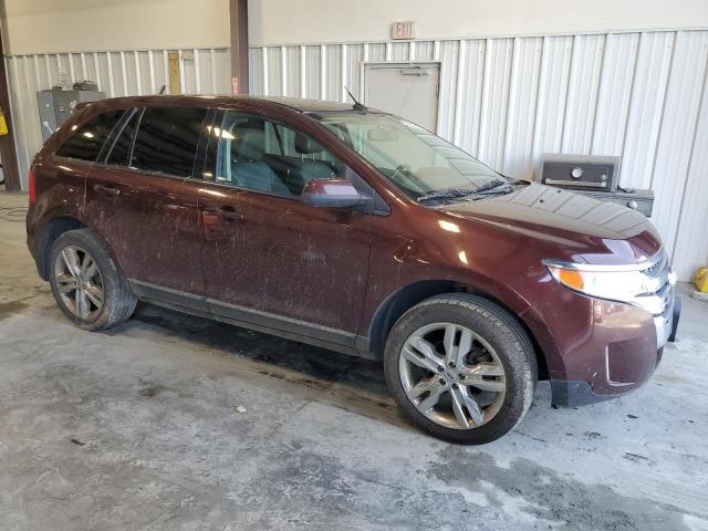 2FMDK4JC6CBA55367 - 2012 FORD EDGE SEL MAROON photo 4