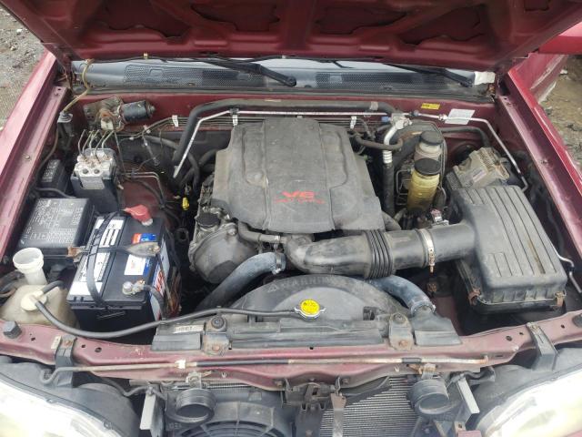 4S2DF58Y744600038 - 2004 ISUZU AXIOM XS Bordo foto 12