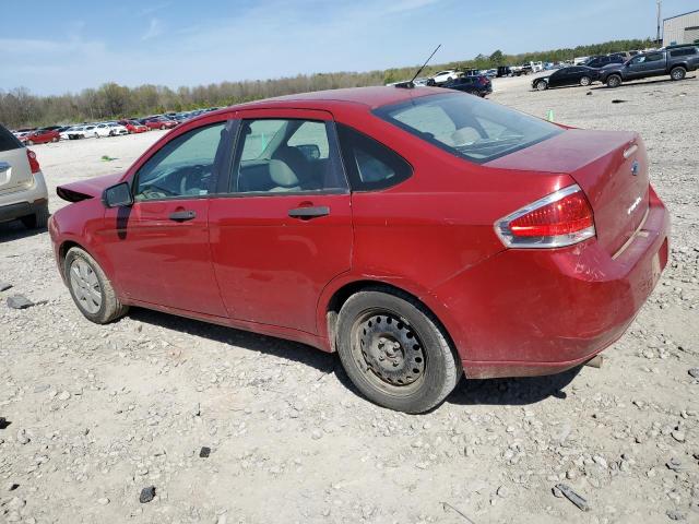 1FAHP3EN1BW200136 - 2011 FORD FOCUS S RED photo 2