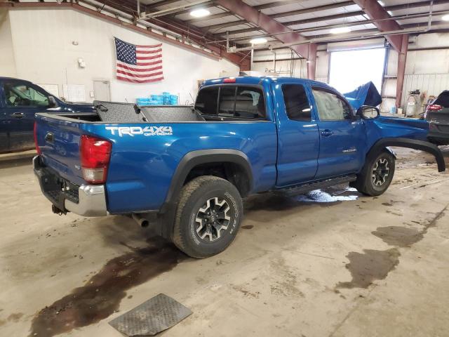 5TFSZ5ANXGX003981 - 2016 TOYOTA TACOMA ACCESS CAB BLUE photo 3