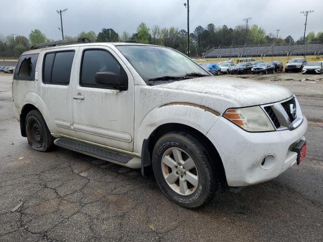 5N1AR1NN1BC603623 - 2011 NISSAN PATHFINDER S WHITE photo 4