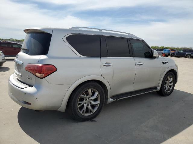 JN8AZ2NFXB9501581 - 2011 INFINITI QX56 SILVER photo 3