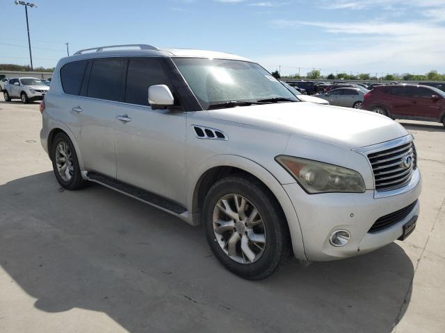 JN8AZ2NFXB9501581 - 2011 INFINITI QX56 SILVER photo 4