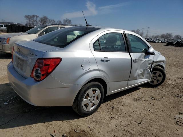 1G1JA5SH4E4213821 - 2014 CHEVROLET SONIC LS SILVER photo 3