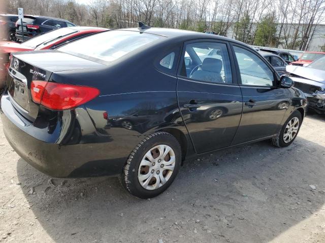 KMHDU4AD2AU844934 - 2010 HYUNDAI ELANTRA BLUE BLACK photo 3