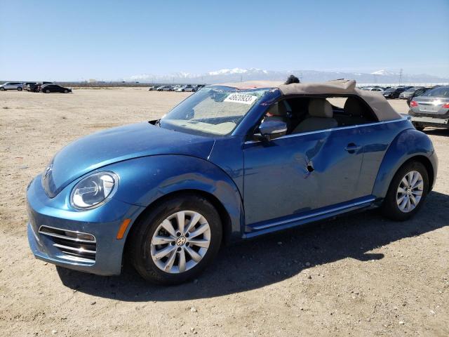 3VW5DAAT4KM512639 - 2019 VOLKSWAGEN BEETLE S BLUE photo 1