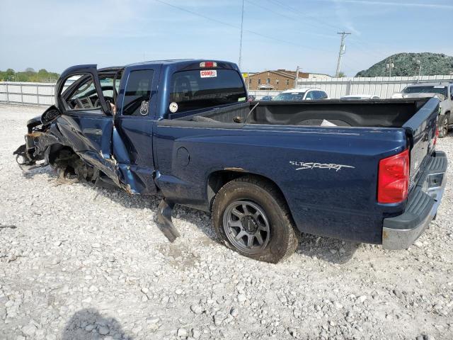 1D7HE42N65S138583 - 2005 DODGE DAKOTA SLT BLUE photo 2