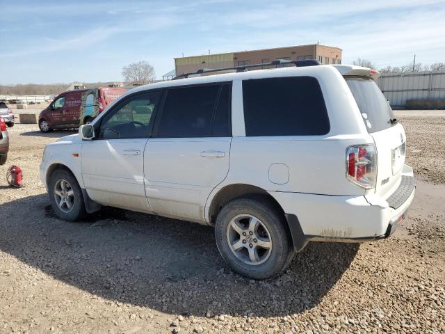 2HKYF18566H553139 - 2006 HONDA PILOT EX WHITE photo 2