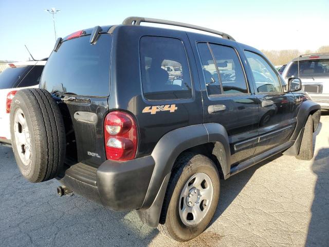 1J4GL48K06W282465 - 2006 JEEP LIBERTY SPORT BLACK photo 3