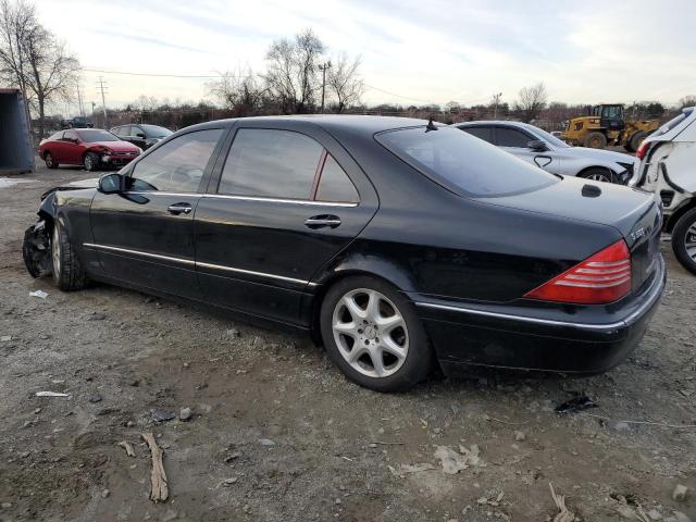 WDBNG84J66A465189 - 2006 MERCEDES-BENZ S 500 4MATIC BLACK photo 2