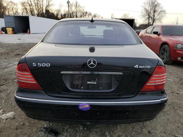 WDBNG84J66A465189 - 2006 MERCEDES-BENZ S 500 4MATIC BLACK photo 6