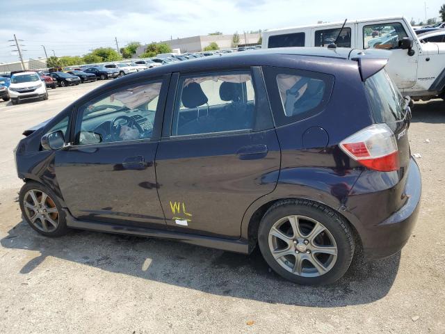 JHMGE8H53DC062932 - 2013 HONDA FIT SPORT BLACK photo 2