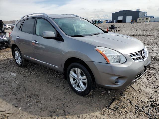 JN8AS5MV7DW123688 - 2013 NISSAN ROGUE S GRAY photo 4