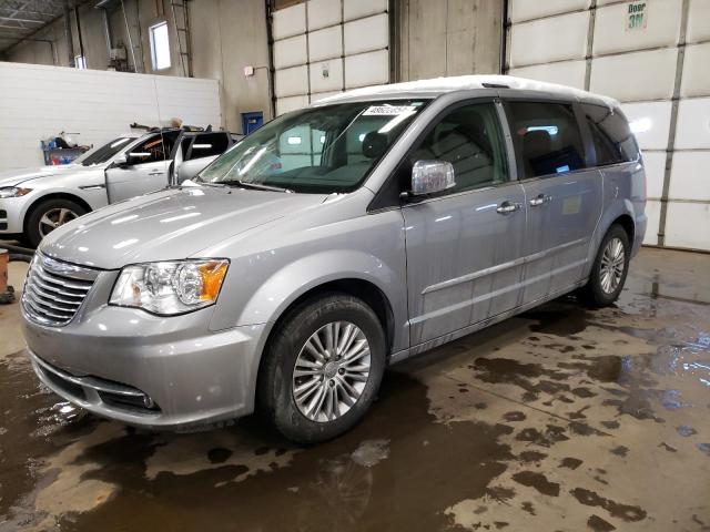 2C4RC1CG2FR657247 - 2015 CHRYSLER TOWN & COU TOURING L SILVER photo 1