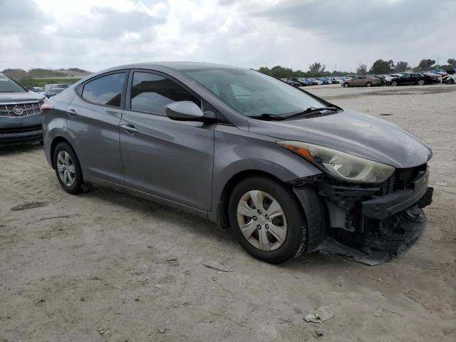 KMHDH4AE6GU643768 - 2016 HYUNDAI ELANTRA SE CHARCOAL photo 4