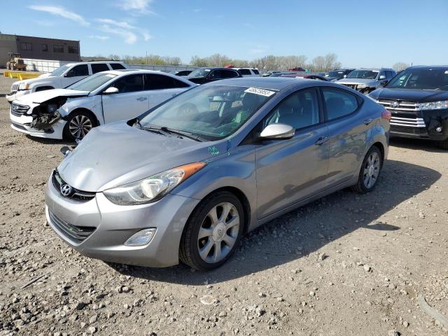 KMHDH4AE0BU109545 - 2011 HYUNDAI ELANTRA GLS GRAY photo 1