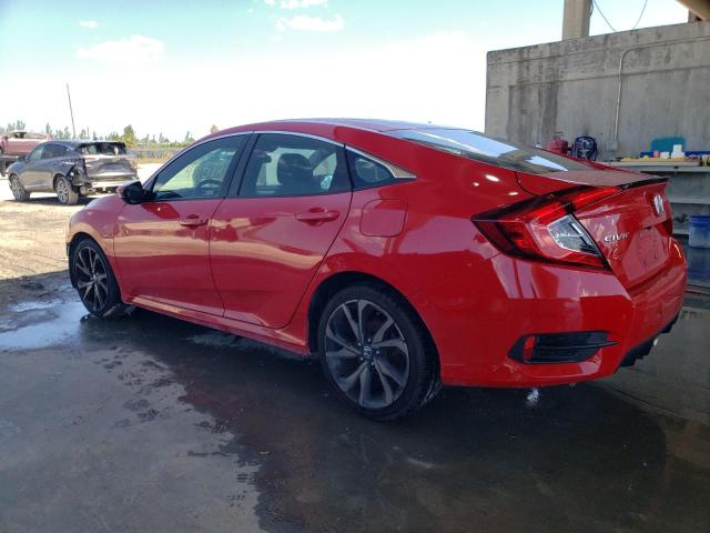 2HGFC2F89LH508396 - 2020 HONDA CIVIC SPORT 红色 照片 2