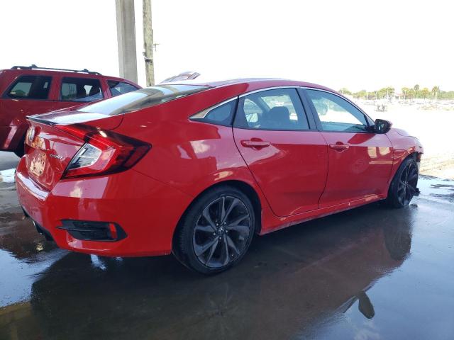 2HGFC2F89LH508396 - 2020 HONDA CIVIC SPORT 红色 照片 3