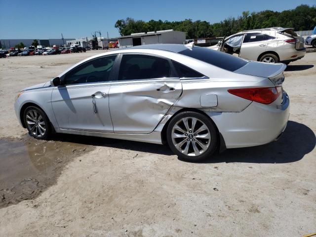 5NPEC4AC6BH164923 - 2011 HYUNDAI SONATA SE SILVER photo 2