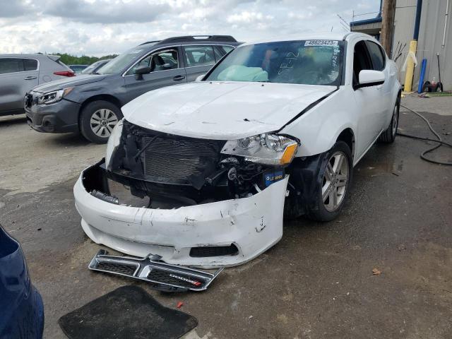 1C3CDZCB6CN272440 - 2012 DODGE AVENGER SXT WHITE photo 5