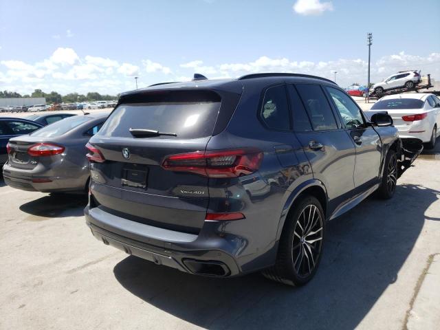 5UXCR6C00M9D95821 - 2021 BMW X5 XDRIVE40I GRAY photo 4