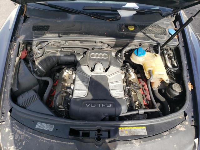 WAUKGAFBXBN054301 - 2011 AUDI A6 PRESTIGE BLUE photo 11