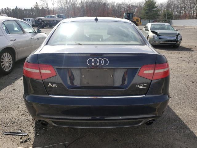 WAUKGAFBXBN054301 - 2011 AUDI A6 PRESTIGE BLUE photo 6