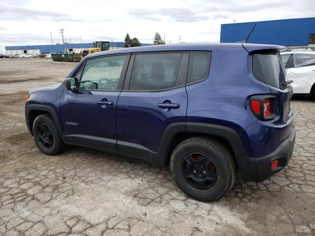 ZACCJAAT9GPC60300 - 2016 JEEP RENEGADE SPORT BLUE photo 2