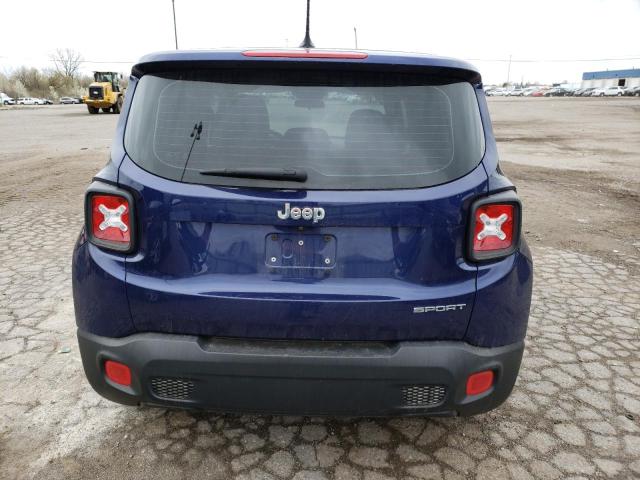 ZACCJAAT9GPC60300 - 2016 JEEP RENEGADE SPORT BLUE photo 6