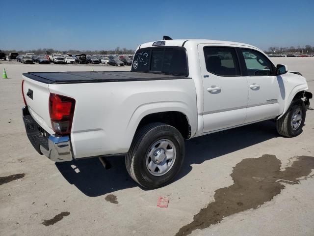 5TFAX5GN7LX177123 - 2020 TOYOTA TACOMA DOUBLE CAB WHITE photo 3