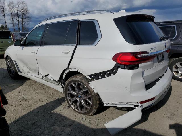 5UXCW2C03N9L61422 - 2022 BMW X7 XDRIVE40I WHITE photo 2