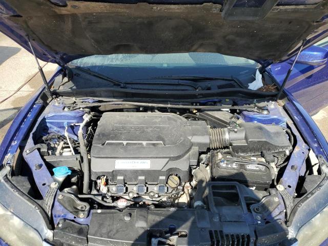 1HGCT2B85EA005801 - 2014 HONDA ACCORD EXL BLUE photo 11