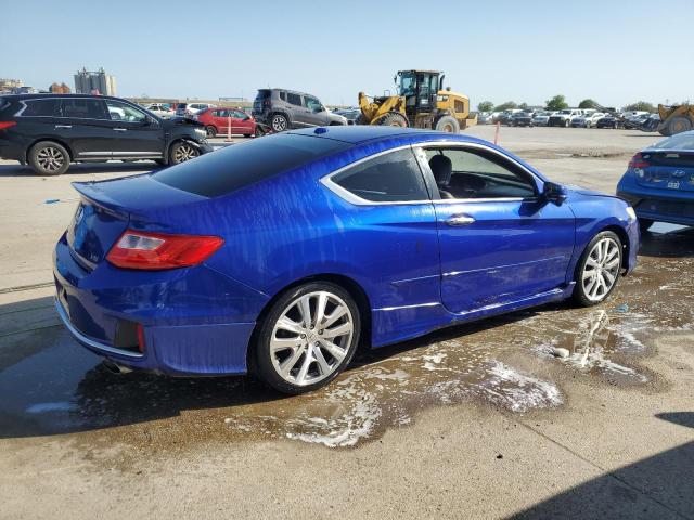 1HGCT2B85EA005801 - 2014 HONDA ACCORD EXL BLUE photo 3