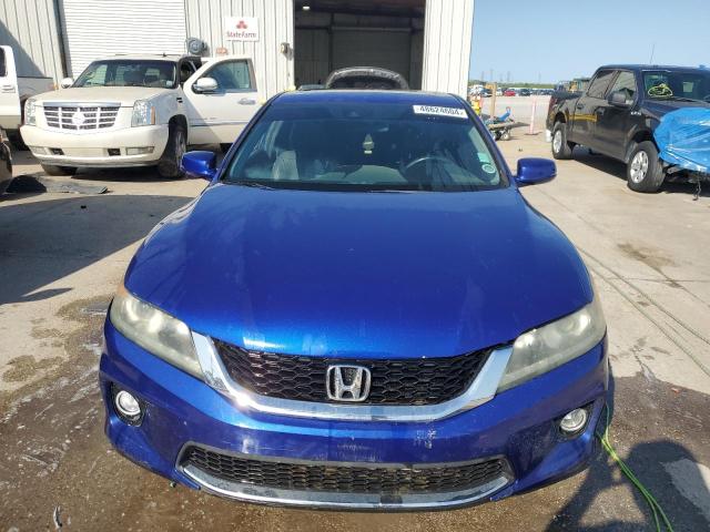 1HGCT2B85EA005801 - 2014 HONDA ACCORD EXL BLUE photo 5